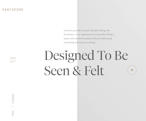 簡潔設計的內容排版