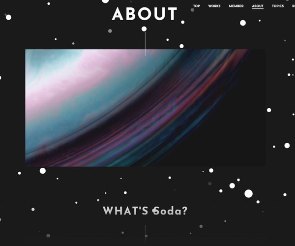 內(nèi)容頁面強烈的對比