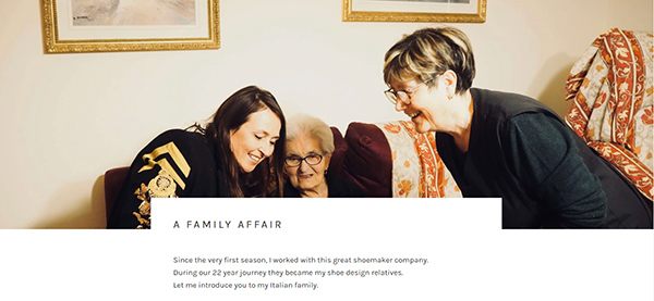 時裝品牌網站設計